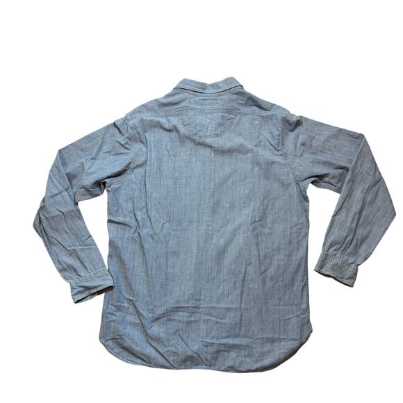 POLO Ralph Lauren Rare Shipyard Nautical Chambray Button-Up Denim Shirt Men's XL - Picture 12 of 16